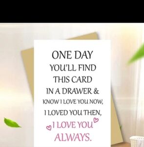 "One Day" Card